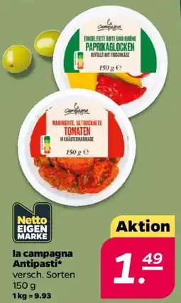 NETTO Netto EIGEN MARKE la campagna Antipasti Angebot