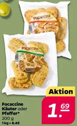 NETTO Focaccine Käuter oder Pfeffer Angebot