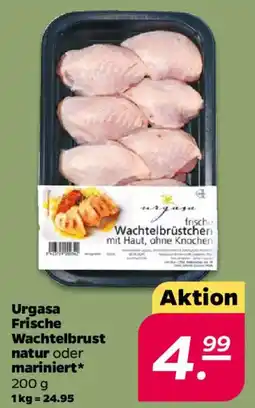 NETTO Urgasa Frische Wachtelbrust natur oder mariniert Angebot