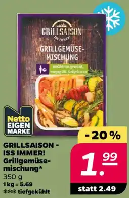 NETTO GRILLSAISON - ISS IMMER! Grillgemüsemischung Angebot