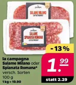 NETTO la campagna Salame Milano oder Spianata Romana Angebot