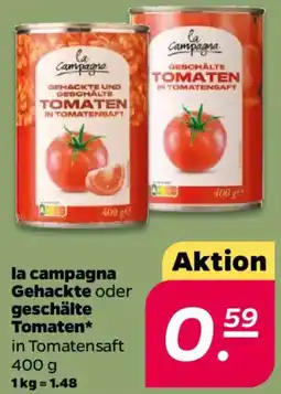 NETTO la campagna Gehackte oder geschälte Tomaten Angebot