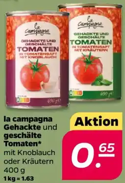 NETTO la campagna Gehackte und geschälte Tomaten Angebot