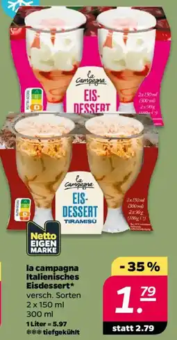 NETTO la campagna Italienisches Eisdessert Angebot