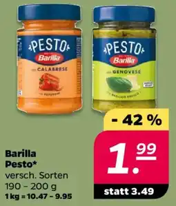 NETTO Barilla Pesto Angebot