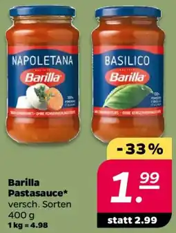 NETTO Barilla Pastasauce Angebot