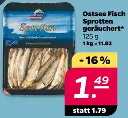 NETTO Ostsee Fisch Sprotten geräuchert Angebot