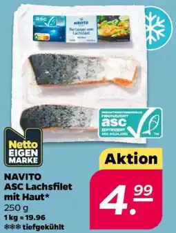 NETTO NAVITO ASC Lachsfilet mit Haut Angebot