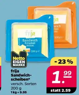 NETTO frija Sandwichscheiben Angebot