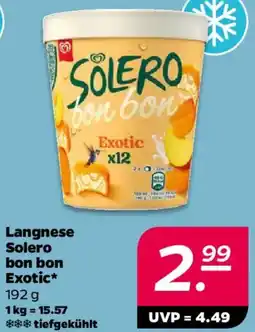 NETTO Langnese Solero bon bon Exotic Angebot