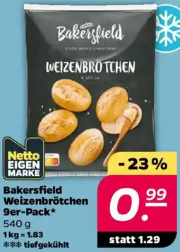 NETTO Bakersfield Weizenbrötchen 9er-Pack Angebot