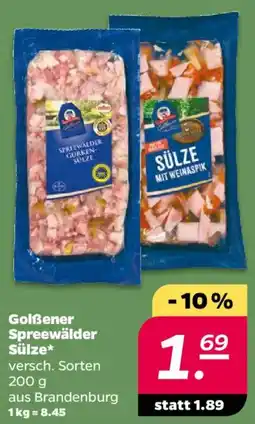 NETTO Golẞener Spreewälder Sülze Angebot