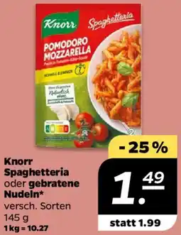 NETTO Knorr Spaghetteria oder gebratene Nudeln Angebot