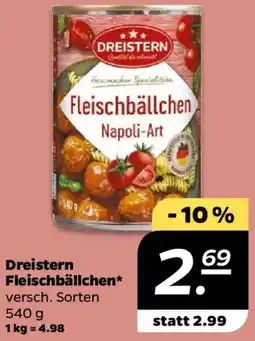 NETTO Dreistern Fleischbällchen Angebot
