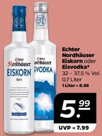 Netto Echter Nordhäuser Eiskorn oder Eisvodka Angebot