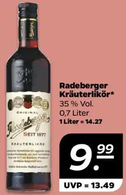 NETTO Radeberger Kräuterlikör Angebot