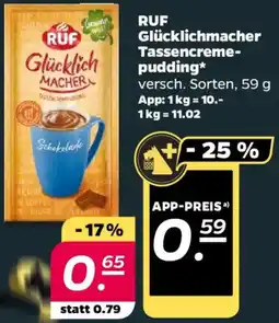 NETTO RUF Glücklichmacher Tassencremepudding Angebot
