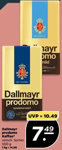 NETTO Dallmayr prodomo Kaffee Angebot