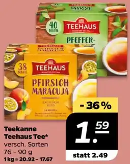 NETTO Teekanne Teehaus Tee Angebot