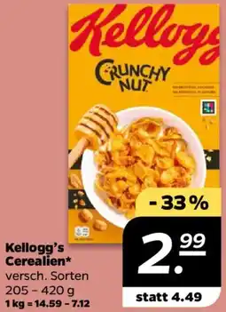 NETTO Kellogg's Cerealien Angebot