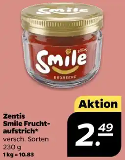 NETTO Zentis Smile Fruchtaufstrich Angebot