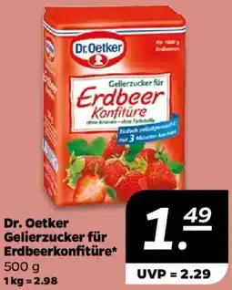 NETTO Dr.Oetker Gelierzucker für Erdbeerkonfitüre Angebot