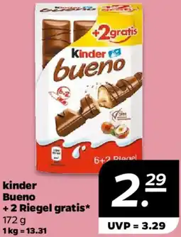 NETTO kinder Bueno + 2 Riegel gratis Angebot