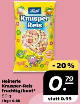 NETTO Heinerle Knusper-Reis fruchtig/bunt Angebot