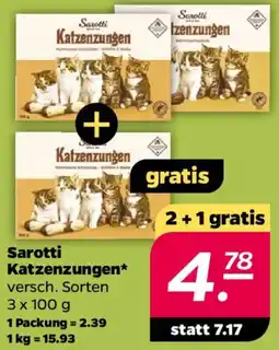 NETTO Sarotti Katzenzungen Angebot