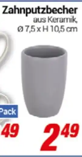CENTERSHOP Zahnputzbecher Angebot