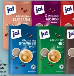 REWE ja! Kaffee Pads Angebot