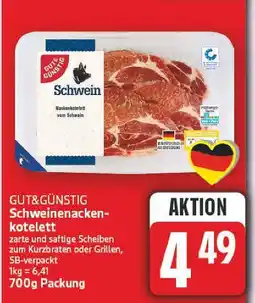 E-Center Gut&günstig schweinenacken-kotelett Angebot