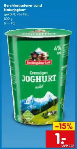 Netto Marken-Discount Berchtesgadener Land Naturjoghurt Angebot