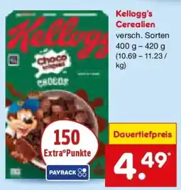 Netto Marken-Discount Kellogg's Cerealien Angebot