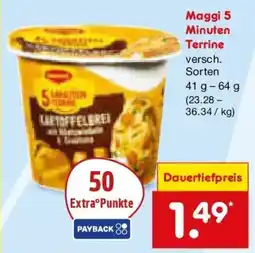 Netto Marken-Discount Maggi 5 Minuten Terrine Angebot