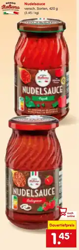 Netto Marken-Discount MONDO Italiano Nudelsauce Angebot