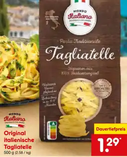 Netto Marken-Discount Mondo italiano original italienische tagliatelle Angebot
