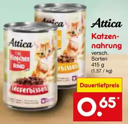Netto Marken-Discount Attica Katzennahrung Angebot