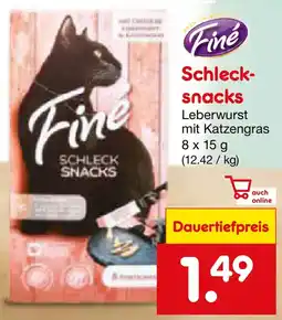 Netto Marken-Discount Fine schlecksnacks Angebot