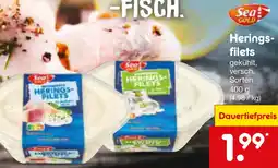 Netto Marken-Discount Sea gold heringsfilets Angebot