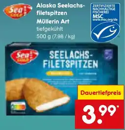 Netto Marken-Discount Sea gold Alaska Seelachsfiletspitzen Müllerin Art Angebot