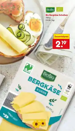 Netto Marken-Discount Bio Bergkäse Scheiben Angebot