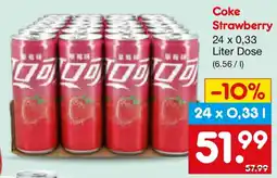 Netto Marken-Discount Coke Strawberry Angebot