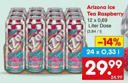 Netto Marken-Discount Arizona Ice Tea Raspberry Angebot