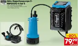 Netto Marken-Discount schappich Akku-Regenfasspumpe C-RBP2000-X-Set S Angebot