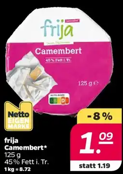 NETTO frija Camembert Angebot