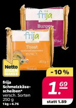 NETTO frija Schmelzkäsescheiben Angebot