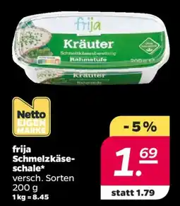 NETTO frija Schmelzkäseschale Angebot