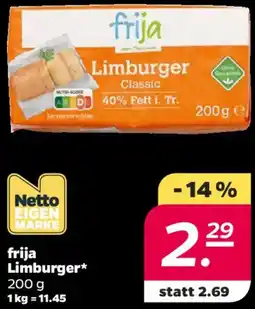 NETTO frija Limburger Angebot