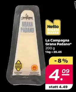 NETTO La Campagna Grana Padano Angebot